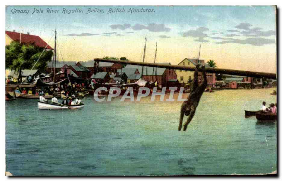CPA Greasy Pole Regatta Belize British Honduras