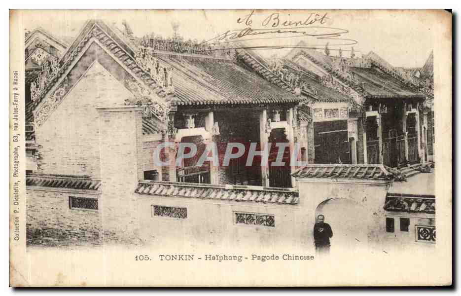 Hanoi - Chinesische Pagode — Sammlung P. Dianatilla, 52, Rue Jules-Ferry — n° 105