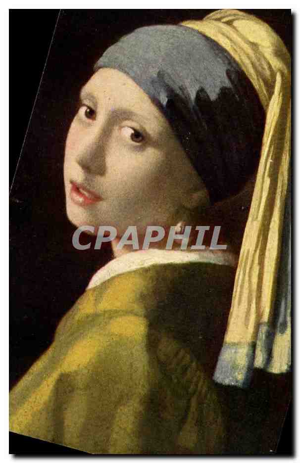 CPA Rijksmuseum Amsterdam Vermeer van DElft Kopf eines jungen Madchens