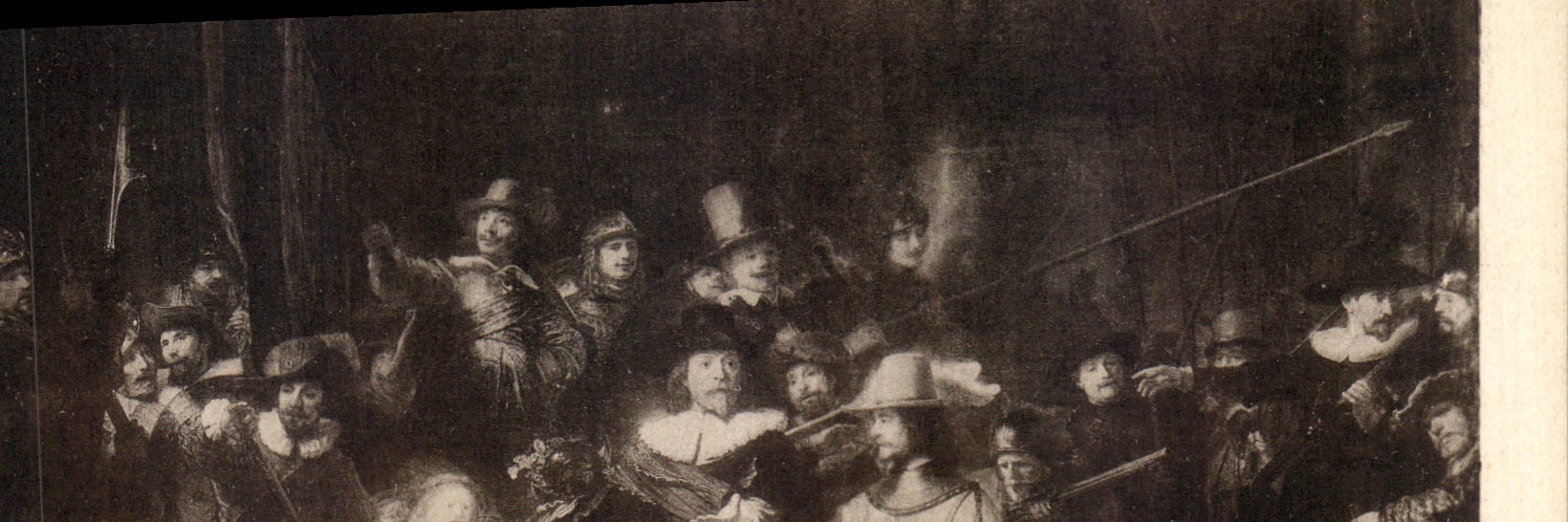 CPA Rijksmuseum Amsterdam Rembrandt van Rijn Ronde de nuit Mousquetaires