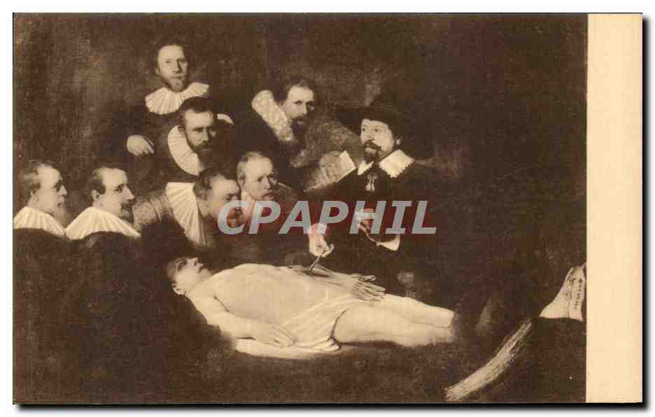 Leçon d'anatomie — Rembrandt — éditeur Urig, Schildekamp, Spiegelstraat 60, Amsterdam
