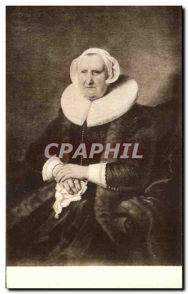 CPA Rijks Museum Amsterdam Rembrandt van Rijn Elisabeth Jacobsd Bas