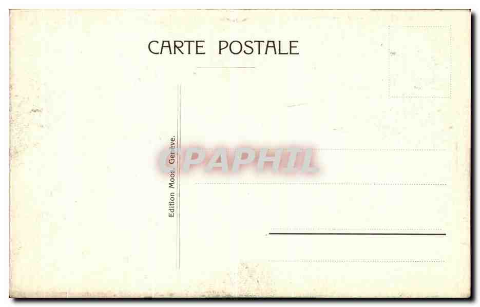 Portrait d'un officier en uniforme — éditeur Moos, Genève — Reverso
