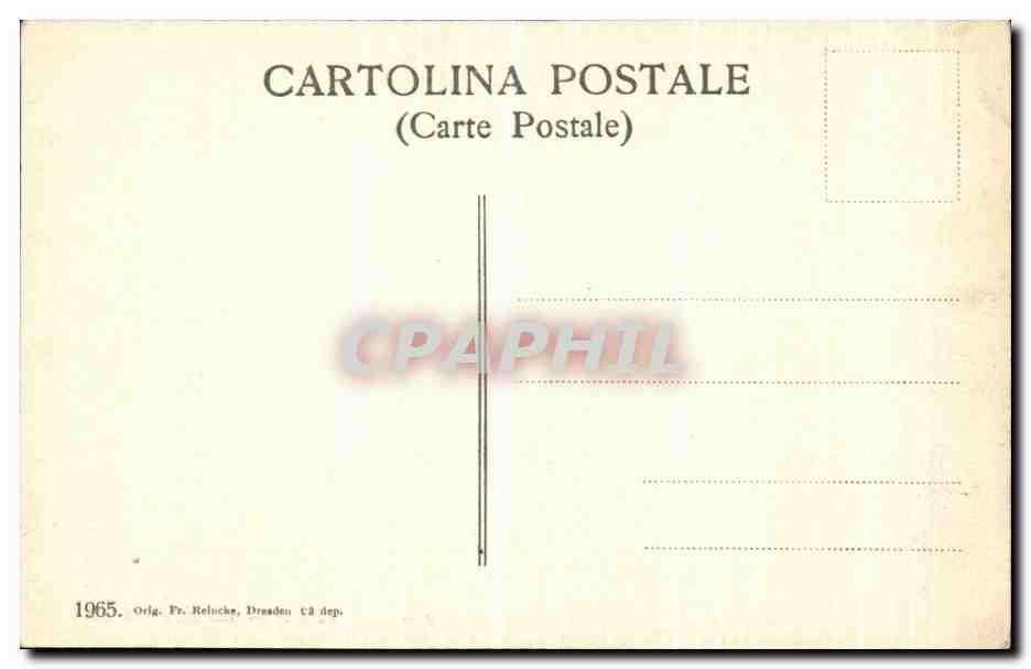 CPA Sanremo Riviera di Monte dal Monte di Pogio — Rückseite