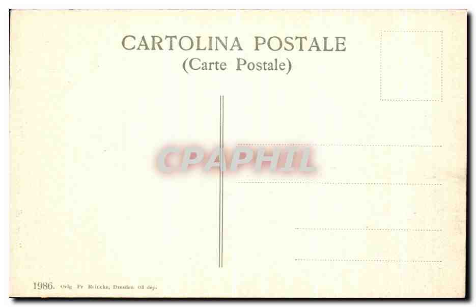 CPA Riviera di Ponente Sanremo Palme — Rückseite