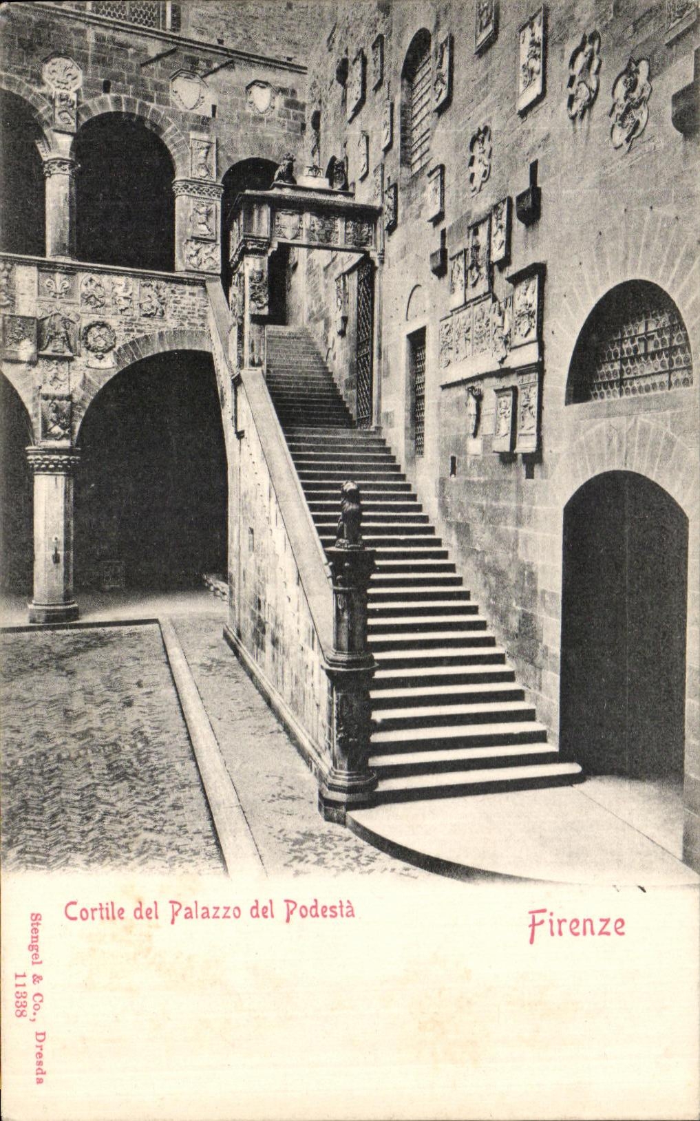 CPA Firenze Cortille del Palazzo dl Podesta
