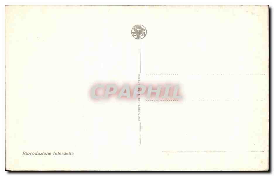 CPA Portofino Castello Braun Golfo Tigullio  — Rückseite