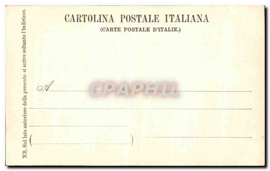 CPA Firenze Giotto Ritratto di DAnte Alighieri Museo Nazionale  — Rückseite