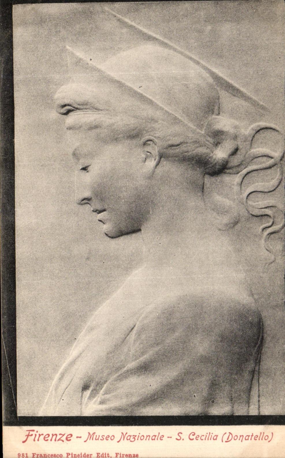 CPA Firenze Museo Nazionale S Cecilia Donatello