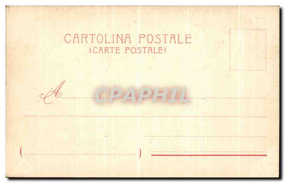 CPA Tiroli La Cascata Bernini — Rückseite