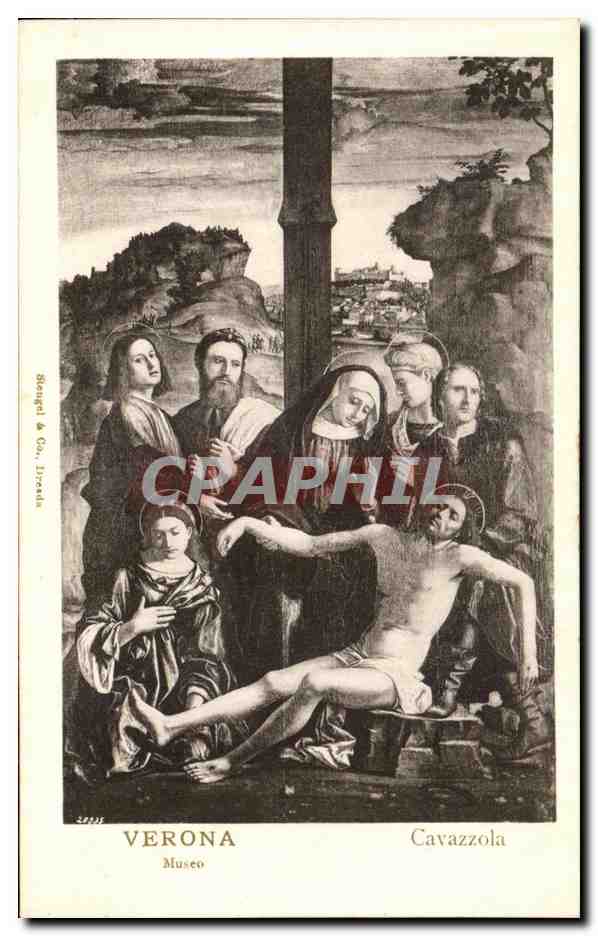CPA Verona Cavazzola Museo Christ