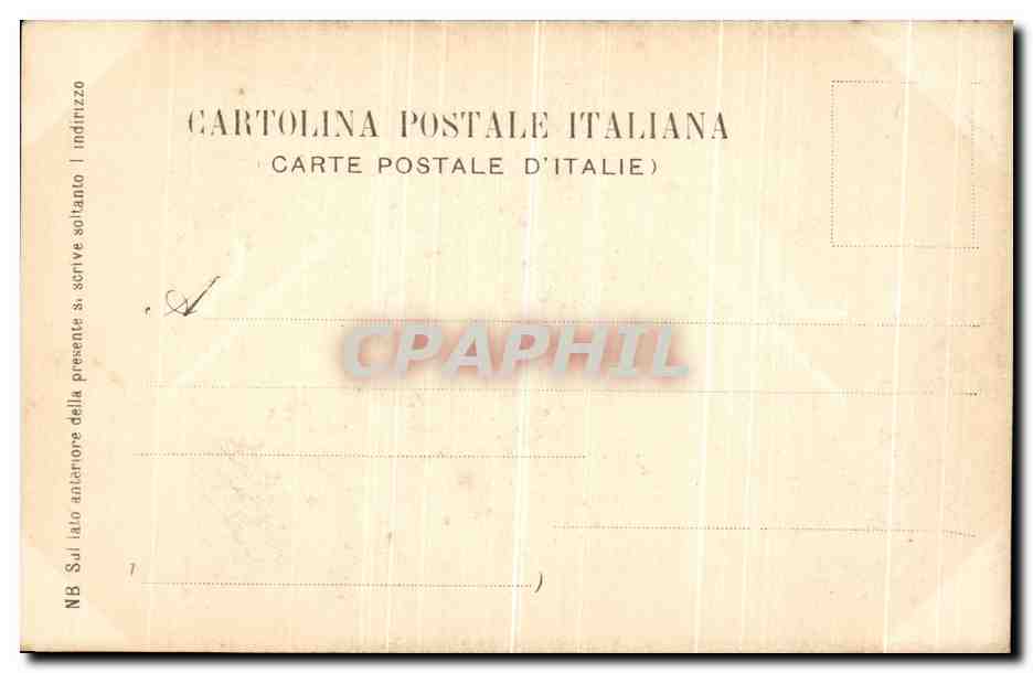CPA Como Cattedrale La Modonna in trono santi e angeli — Verso