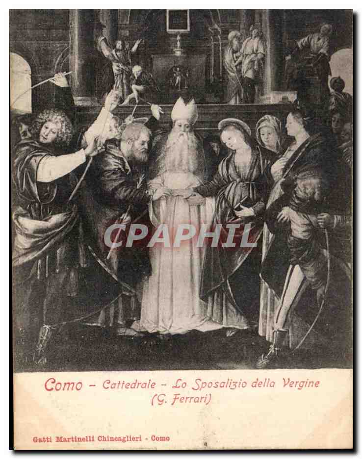CPA Como Cattedrale La Sposalizio della Vergina G Ferrari