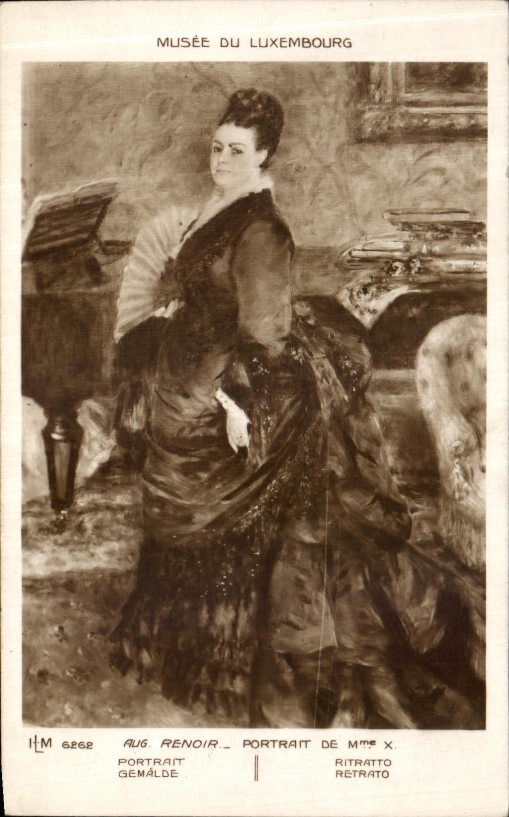 CPA Musee Du Luxembourg Aug Renoir Portrait