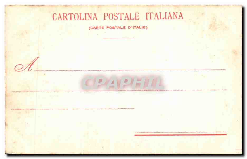CPA Milano Brera Partieolare del Marl di S Caterina — Rückseite
