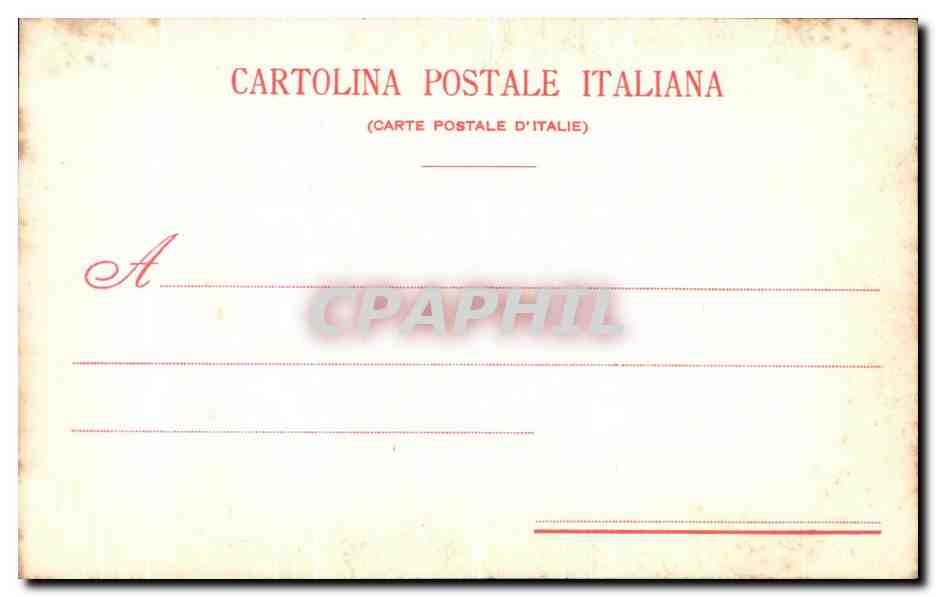 CPA Milano Brera Lncognila Lorenzo Lotte — Rückseite