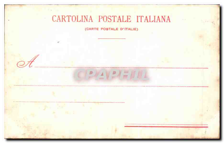 CPA Milano Brera Incognito Lotte Lorenze — Rückseite