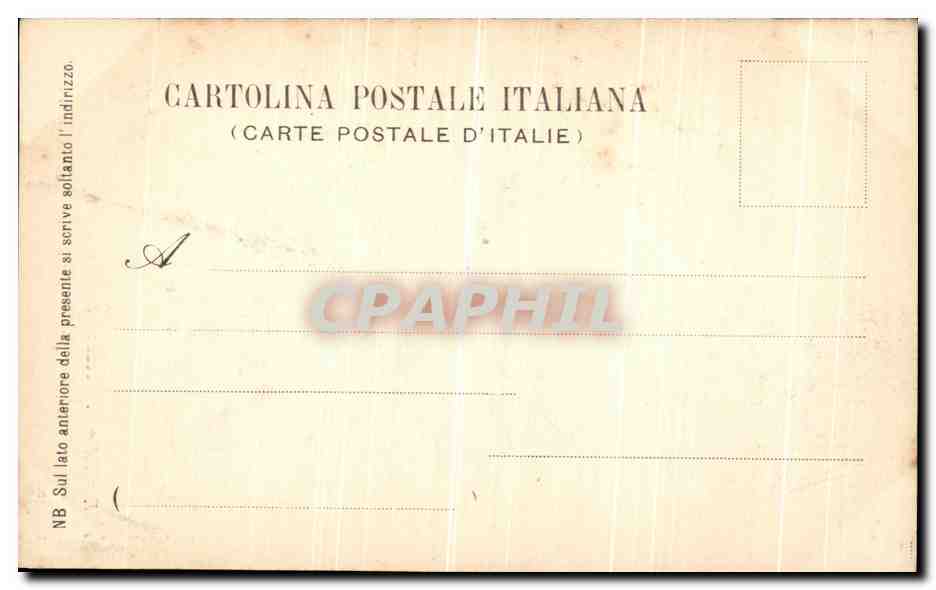 CPA Venezia R Accade nia ai Belle Firti Adamo e Eva — Rückseite