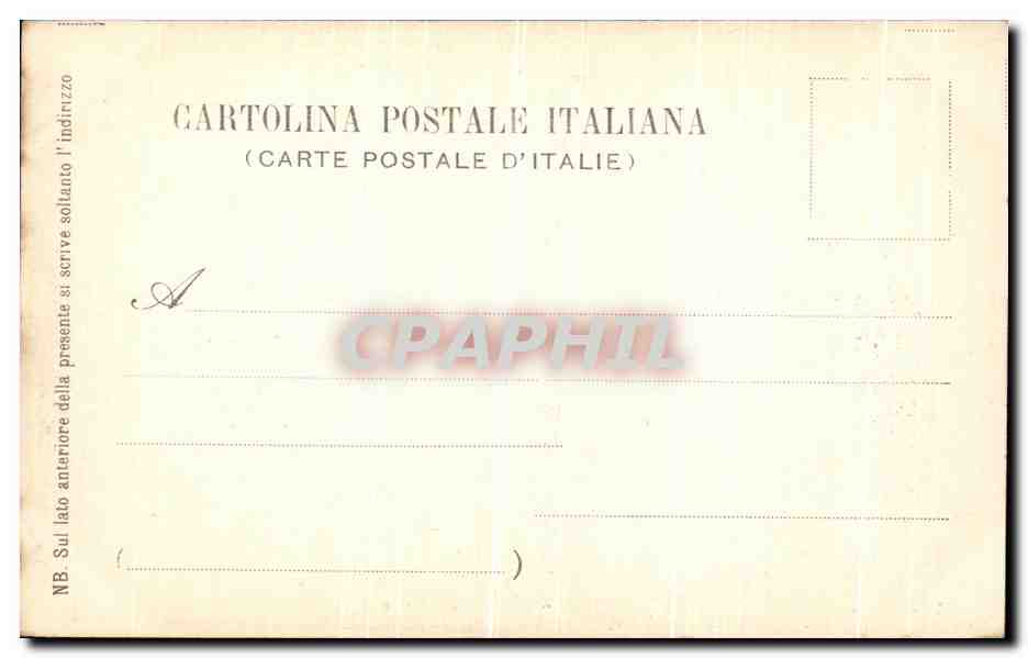 CPA Venezia R Accade nia ai Belle Arti La Madonna col Bambino — Rückseite