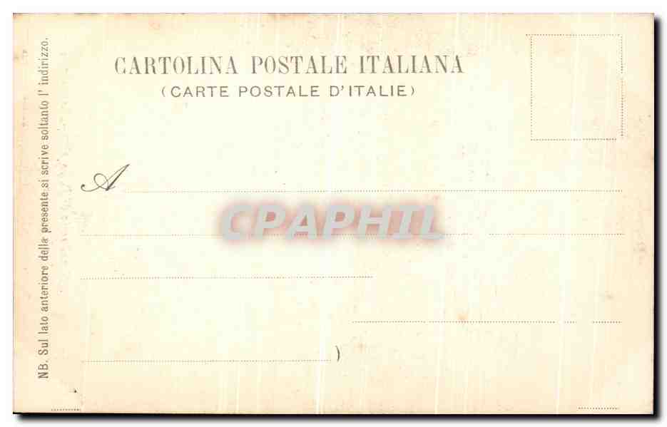 CPA Venezia R Accademia di Belle Arti La Vergine in trono col Bambino — Rückseite