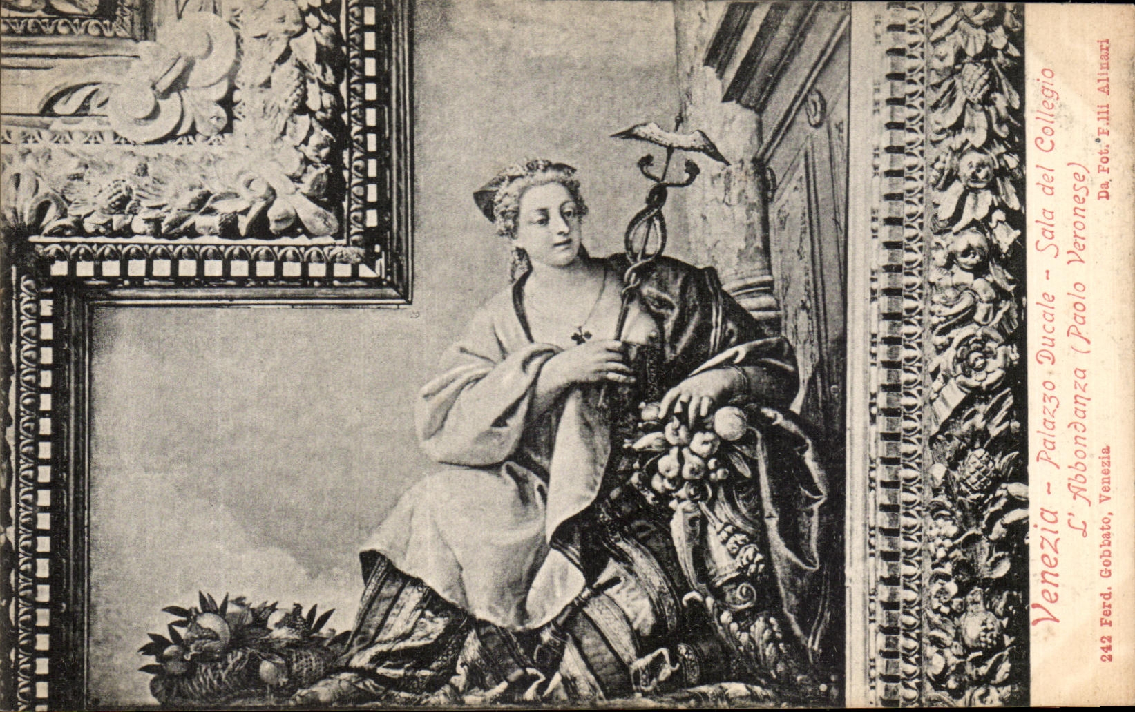 CPA Venezia palazzo Ducale Sala del Collegio L Abbondanza Veronese