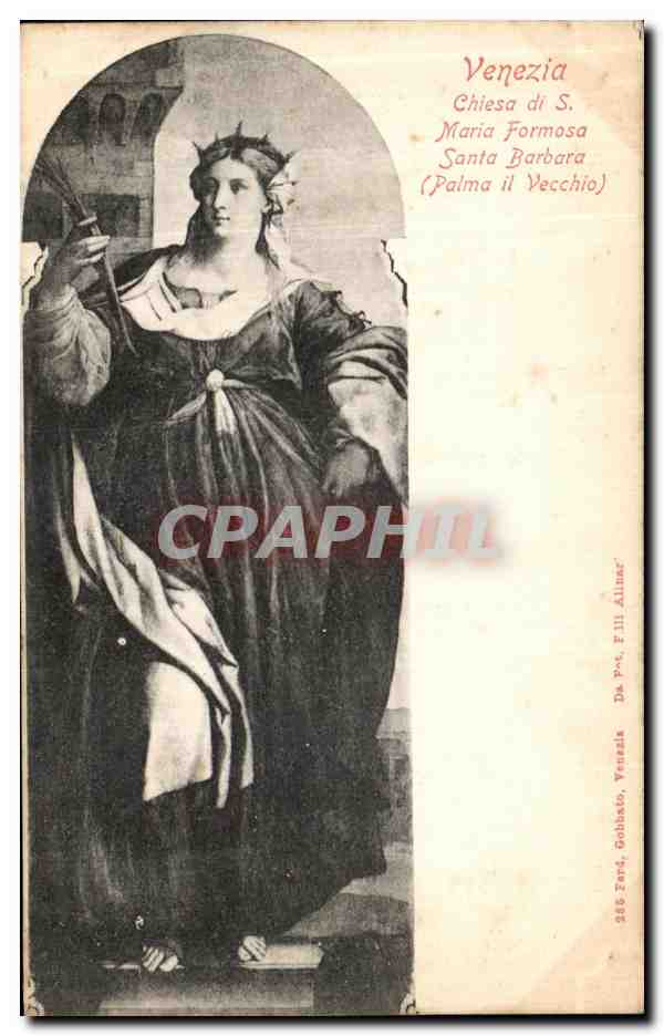 CPA Venezia Chiesa Maria Formosa Santa Barbara
