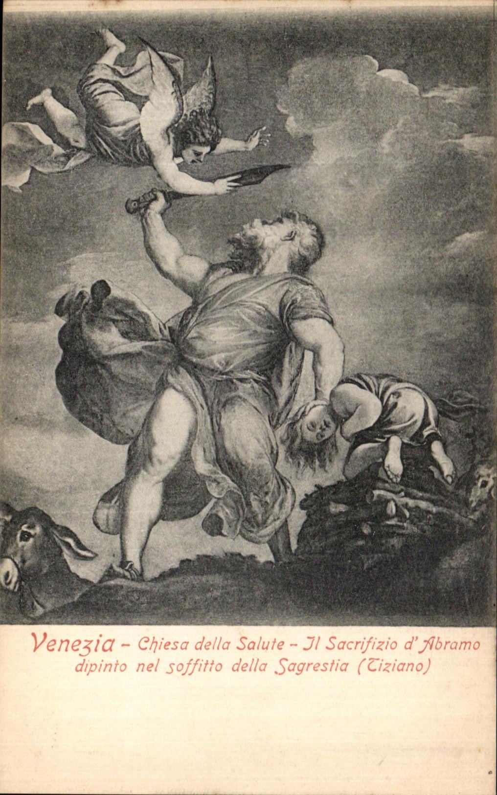 CPA Venezia Chiesa dellesa Salute Il Sacrifizio d Abramo