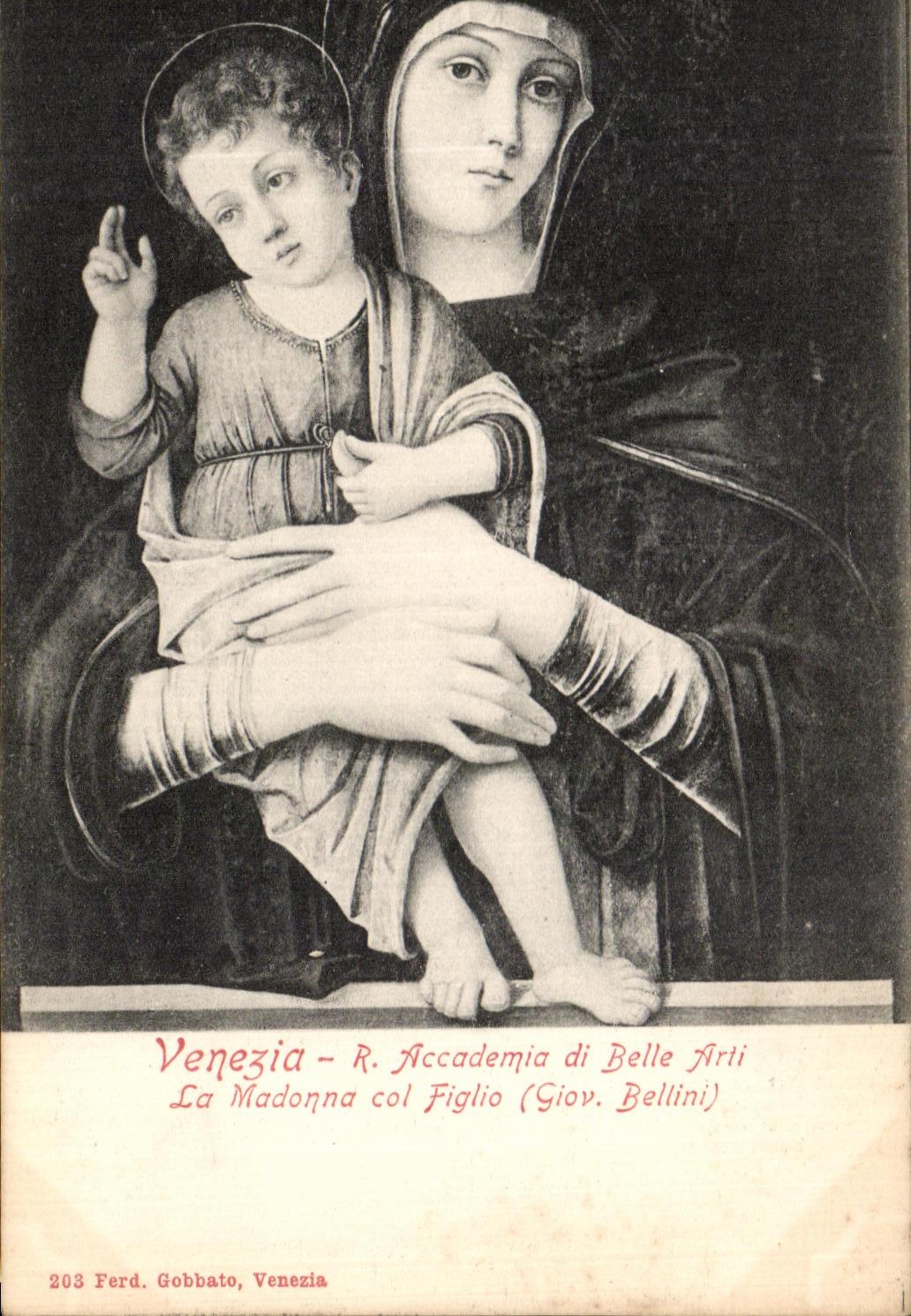 CPA Venezia Accademia di Belle Arti La Madonna col Figlio
