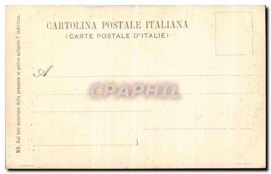 CPA Venezia Accademia di Belle Arti Cecilia Sassoferrato — Rückseite