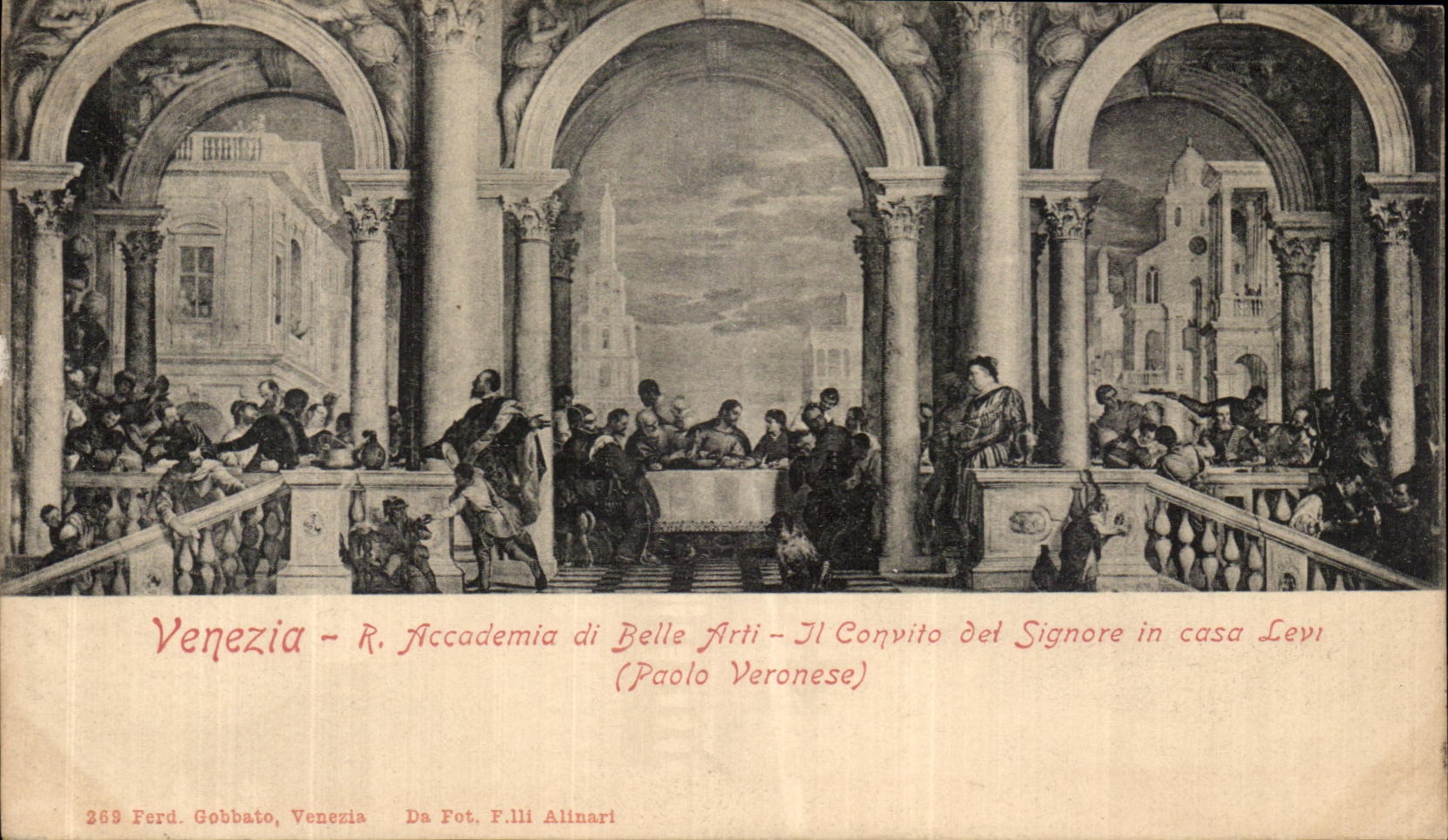 CPA Venezia Accademia di Belle Arti Ji Convito del Signore in Casa Levl