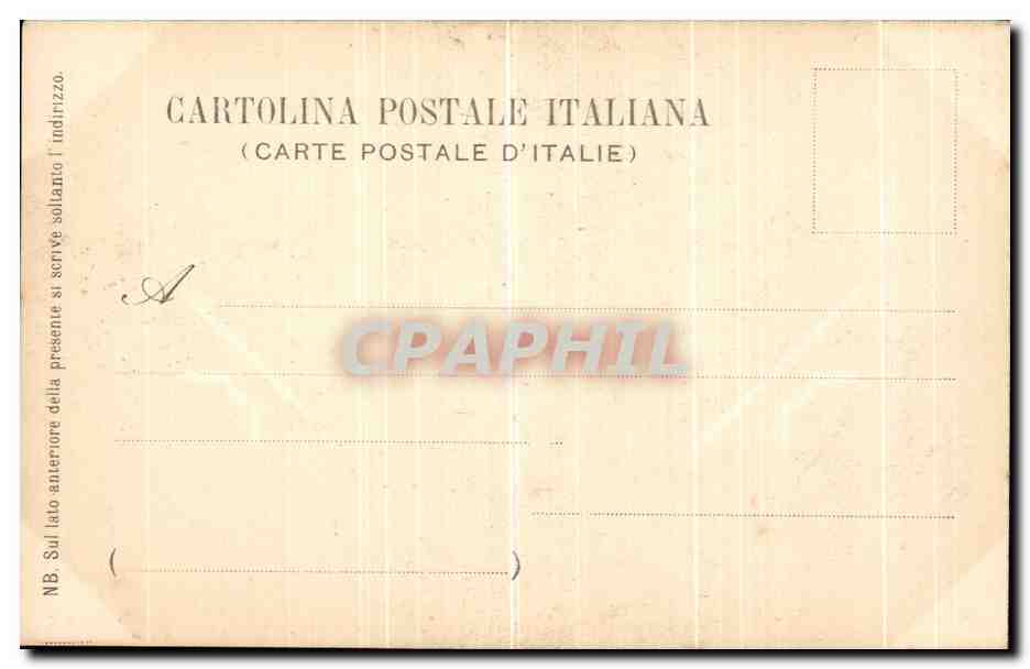 CPA Venezia Accademia di Belle Arti Miracolo della Croce — Rückseite