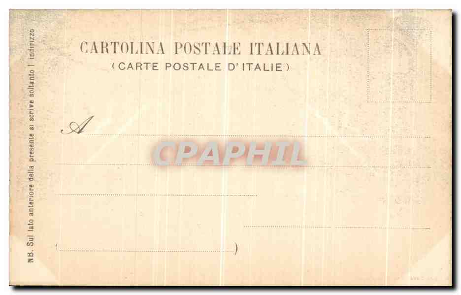 CPA Venezia Accademia di Belle Arti Gil Ambasciatori d Inghilterra presso il Re Mauro — Rückseite