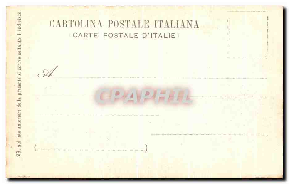 CPA Veneiza Accademia Di Belle Arti La Visitazione — Rückseite