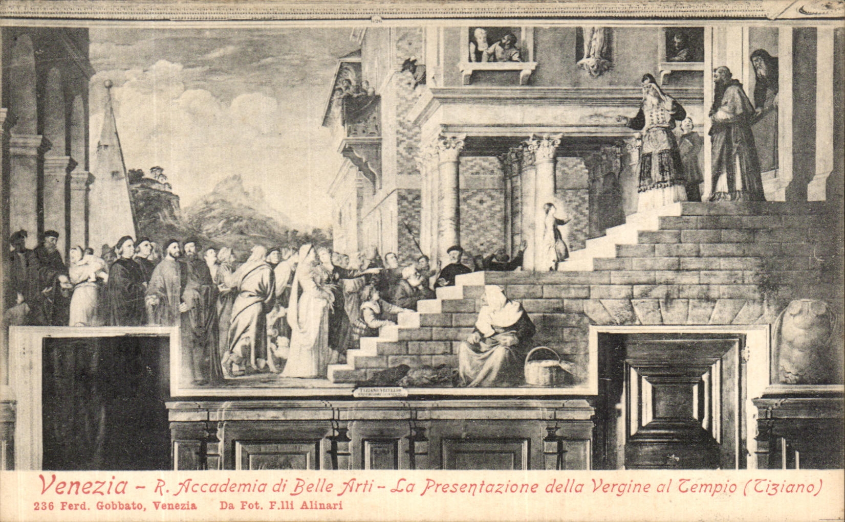 CPA Veneiza Accademia Di Belle Arti La presentazione della Virgine al Tempio