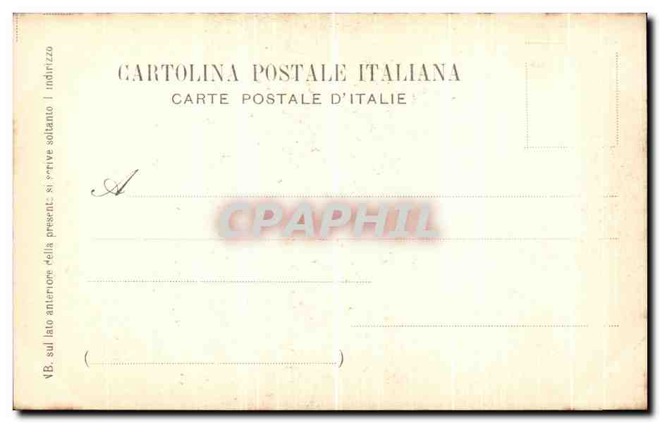 CPA Veneiza Accademia Di Belle Arti Gesu Cristo  — Rückseite