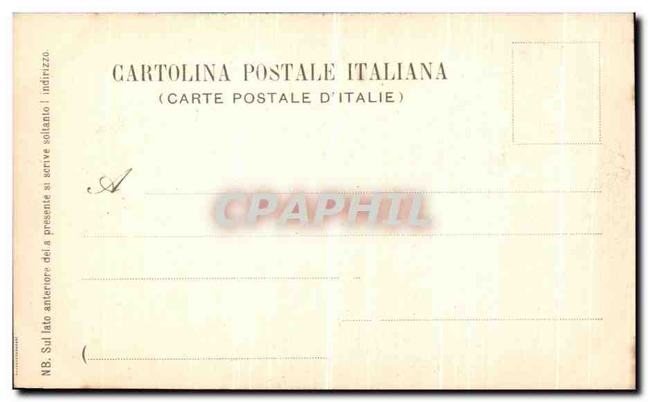 CPA Veneiza Accademia Di Belle Arti Il Pescatore — Rückseite