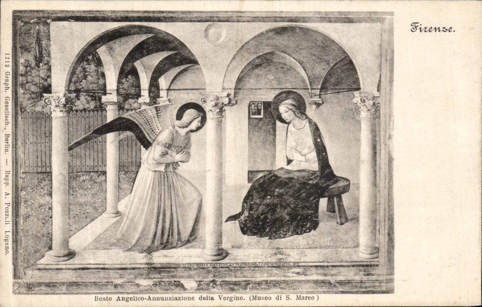 CPA Firenze Beato Angelito delia Vergine 