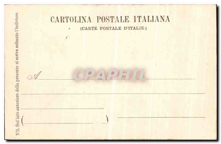 CPA Firenze Beato Angelito delia Vergine  — Rückseite