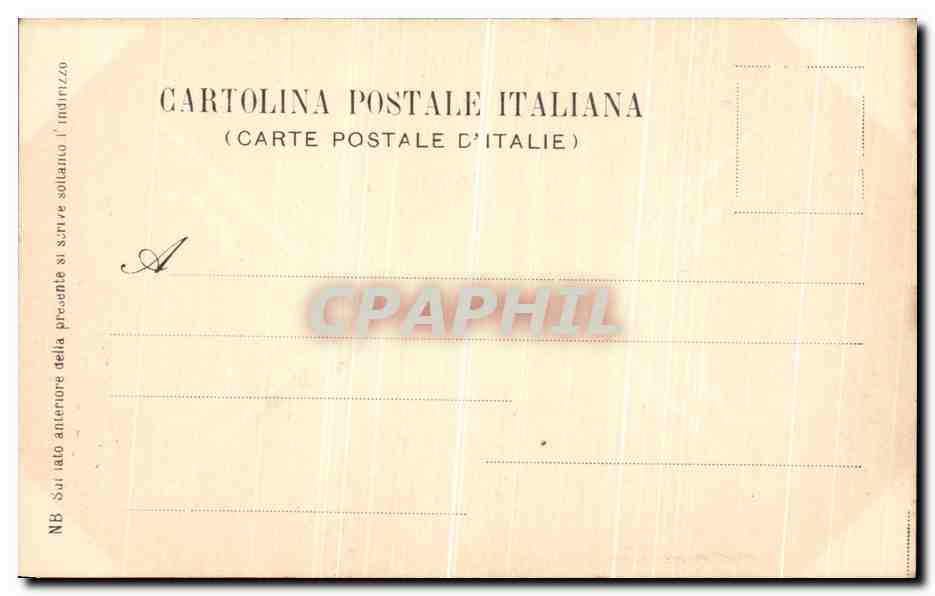 CPA Firenze Galleria Antica e Moderna Adorazione di Pastori — Rückseite