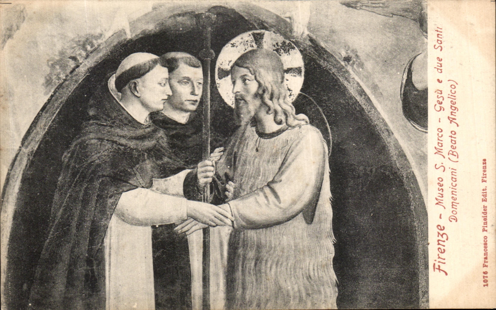 CPA Firenze Musee S Marco S Pietro Gesu e due Santi Domenicani 