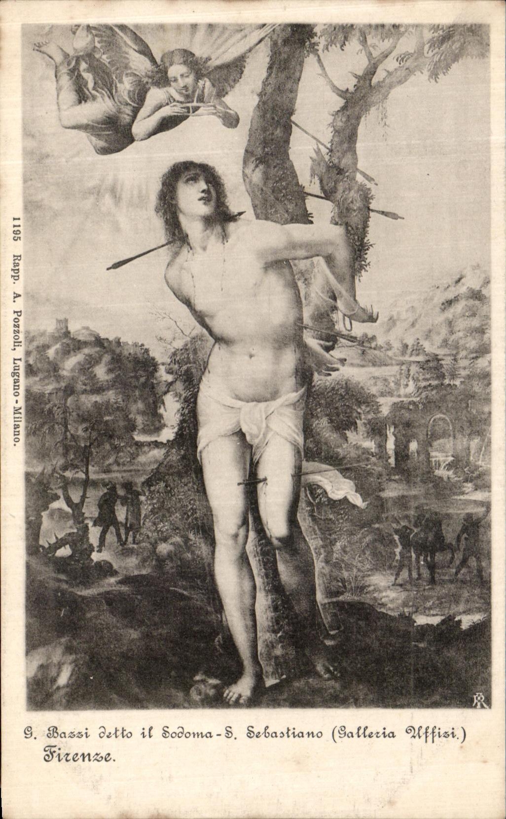 CPA Firenze Bassi dello il Sodoma S Sebastiano 