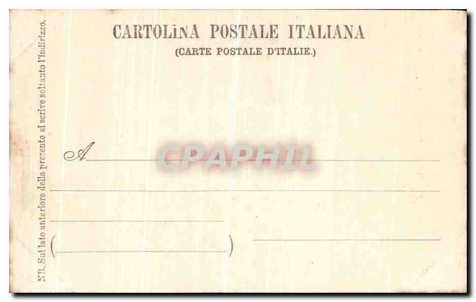 CPA Firenze Bassi dello il Sodoma S Sebastiano  — Rückseite