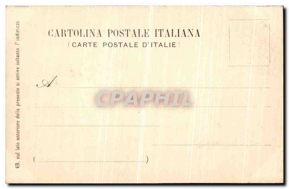 CPA Firenze Gall Pitti La Velata Raffaello sanzio — Rückseite