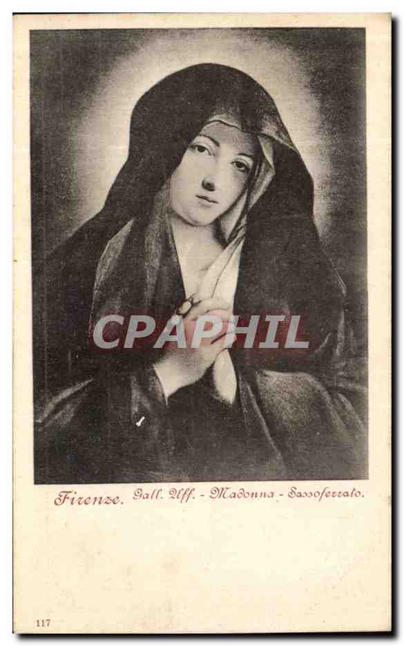 CPA Firenze Gall Pitti Madonna Sassoferrato