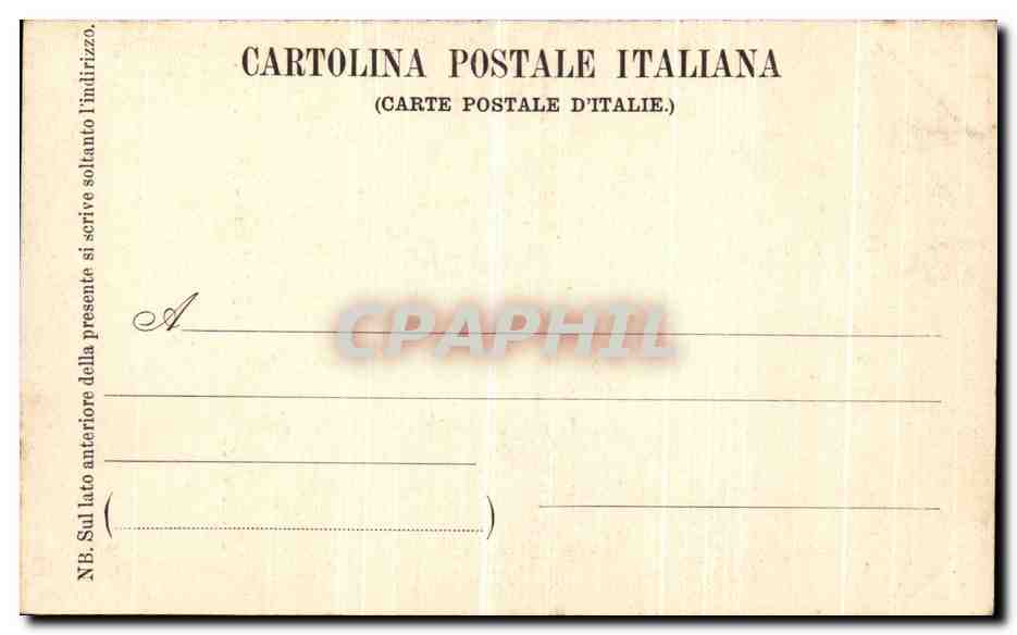 CPA Firenze Gall Pitti Madonna Sassoferrato — Rückseite