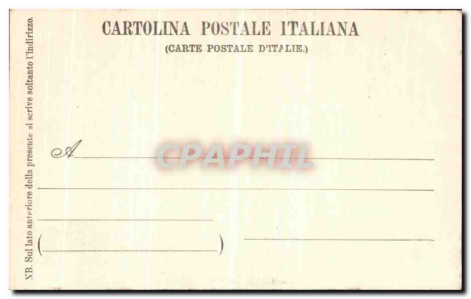 CPA Firenze Giovanni nel deserto Raffaello Sansio — Verso