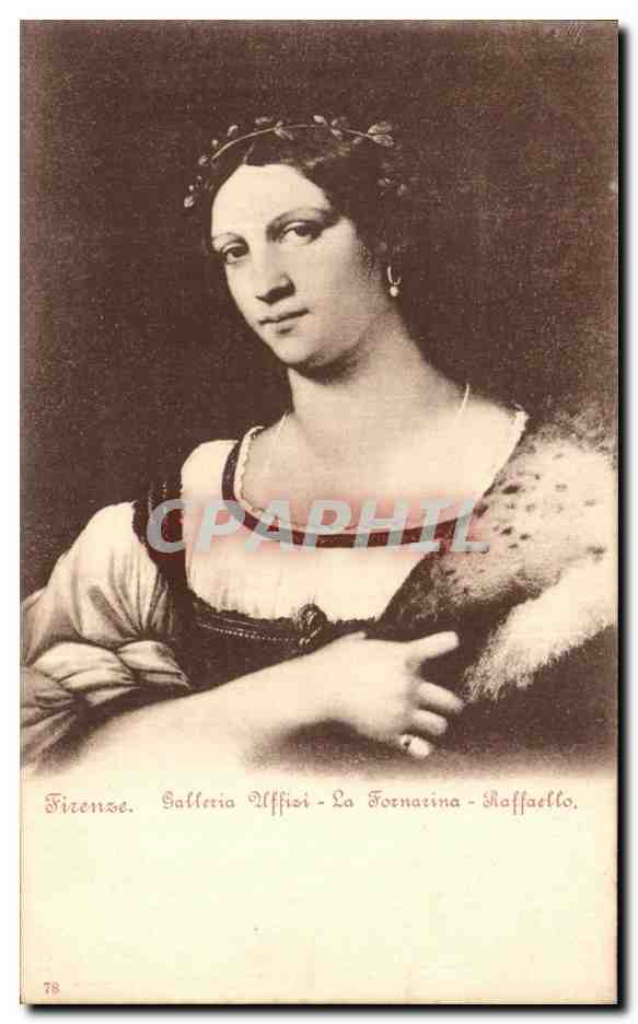 CPA Firenze Galleria Uffisi La Fornazina Raffaello