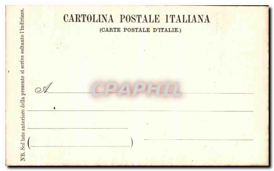CPA Firenze Galleria Uffisi La Fornazina Raffaello — Verso