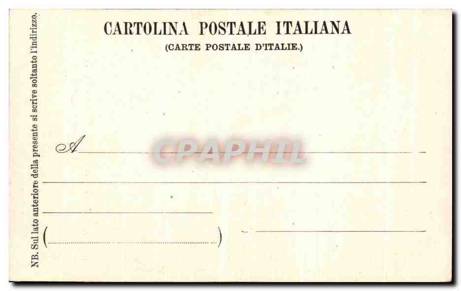 CPA Firenze Antonio Correggio La Vergine e Il S Bombino  — Rückseite