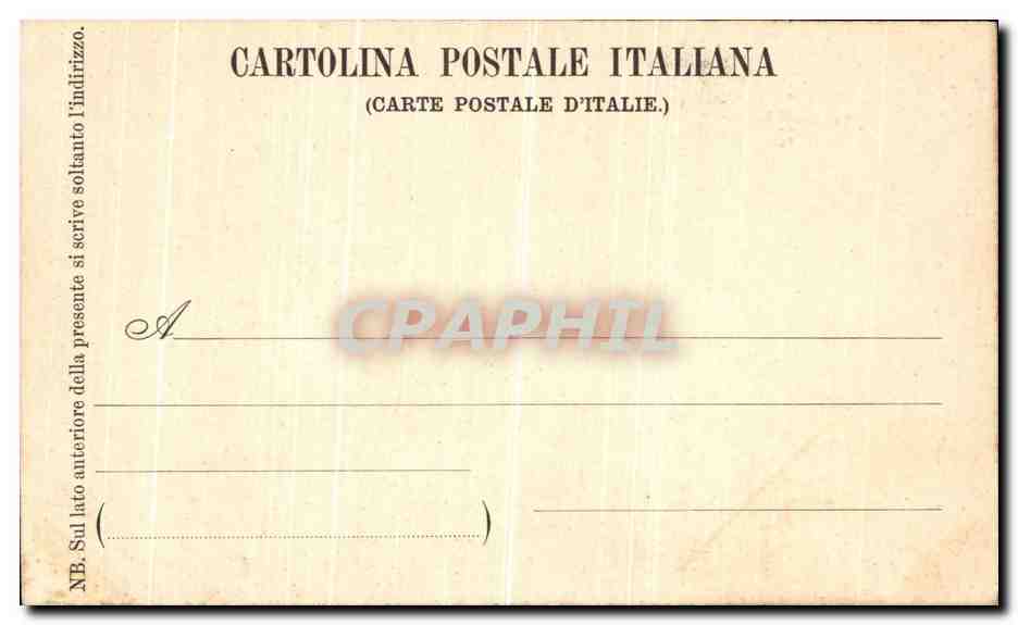 CPA Firenze Galleri Uffiri La Flora Tisiano — Rückseite